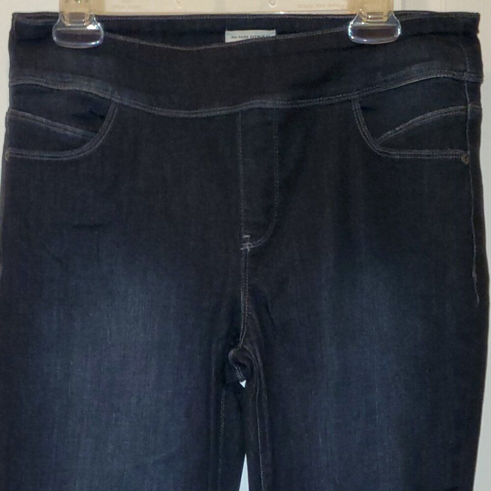 Westbound The Park Avenue Fit Stretchy Dark Wash Blue Jeans 10P - Picture 6 of 8